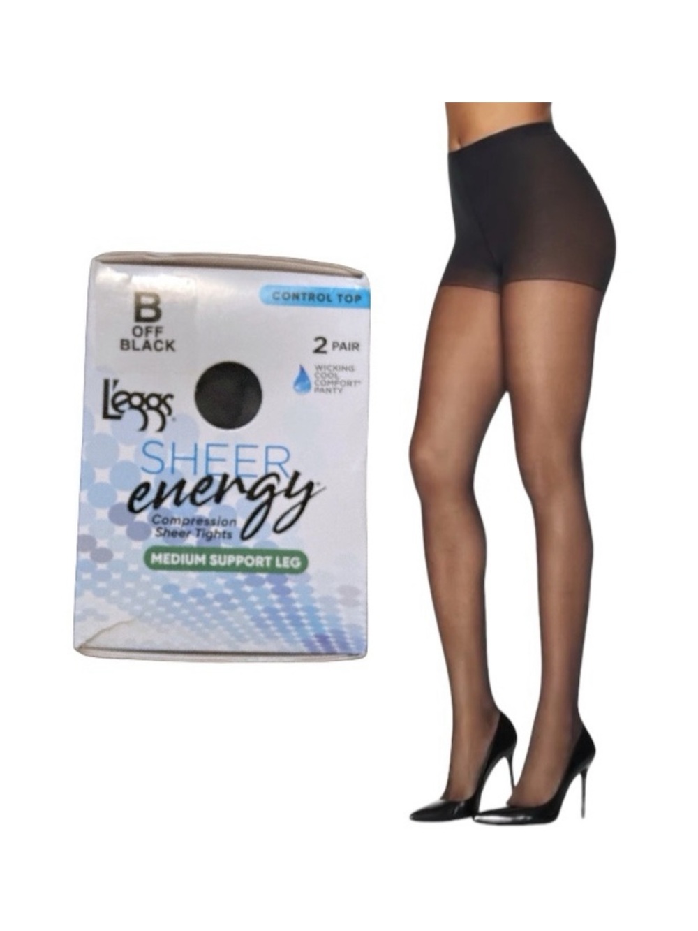 Sheer Energy Compression Sheer Tights